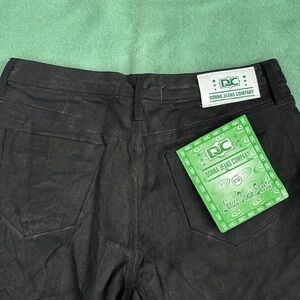 NWT DJC Donna Jeans Company Black Ladies Cotton Denim Shorts Juniors Womens 9/10